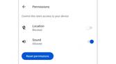 Google Chrome per-site permissions