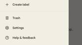 Google Contacts material you hamburger menu