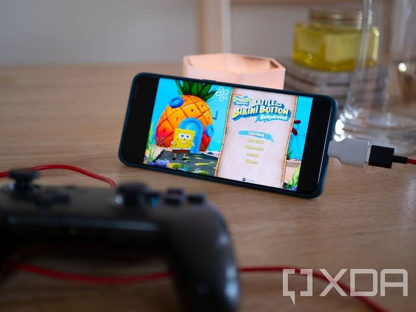 Spongebob Squarepants Battle for Bikini Bottom on the OPPO Find X3 Pro using Stadia