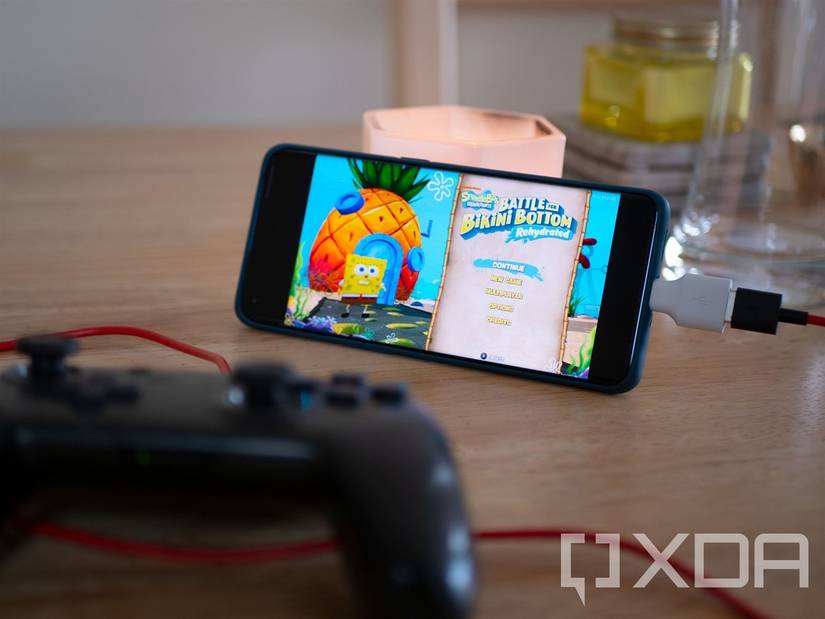 Spongebob Squarepants Battle for Bikini Bottom on the OPPO Find X3 Pro using Stadia