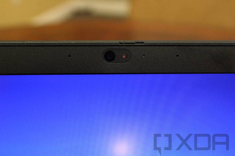 Close up of Lenovo ThinkPad T14 Gen 2 webcam