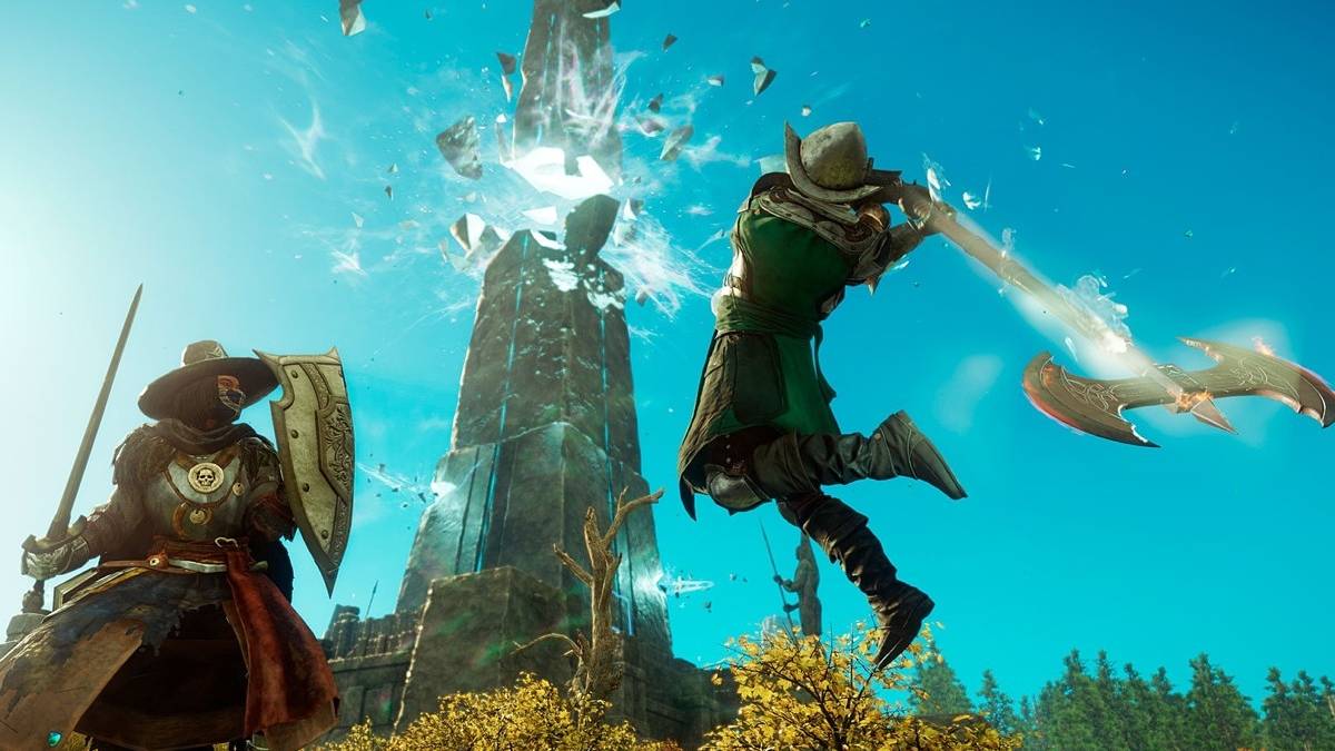 Screenshot of the New World videogame