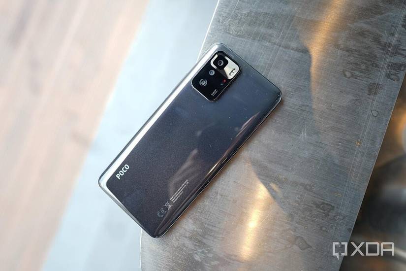 POCO X3 GT's back side