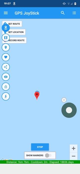 GPS Joystick for location spoofing