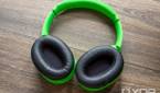 Razer headphones on floor