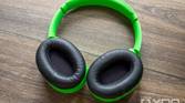 Razer headphones on floor