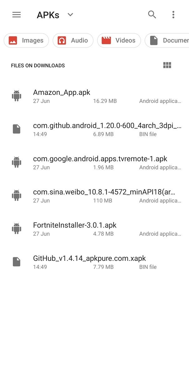 SAI App Bundle Files