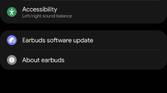 connected to Samsung Wearable app with settings