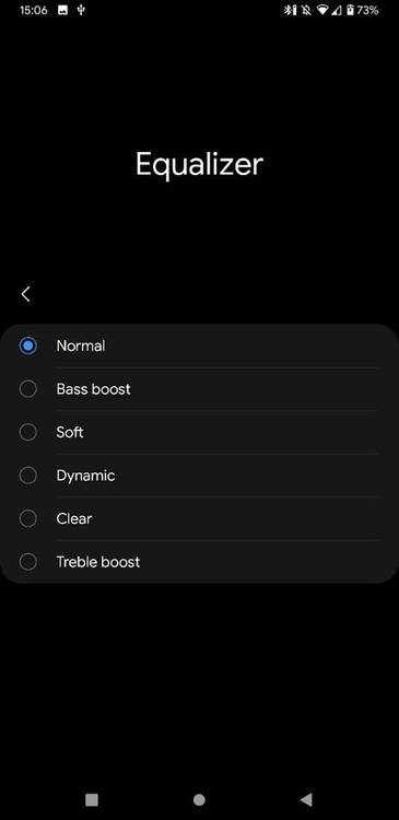 Samsung Galaxy Buds 2 equalizer