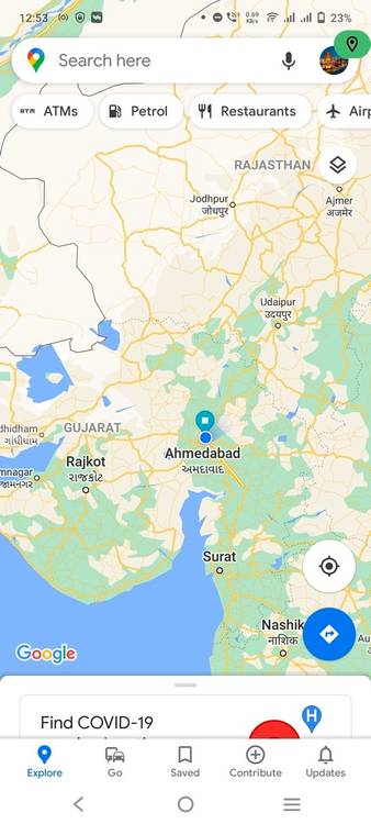 Google Maps using the location permission