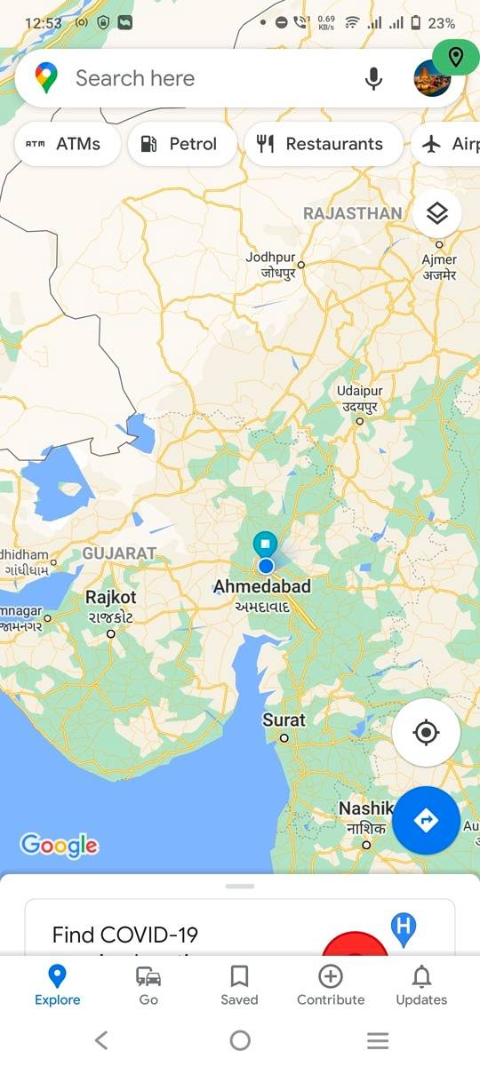 Google Maps using the location permission