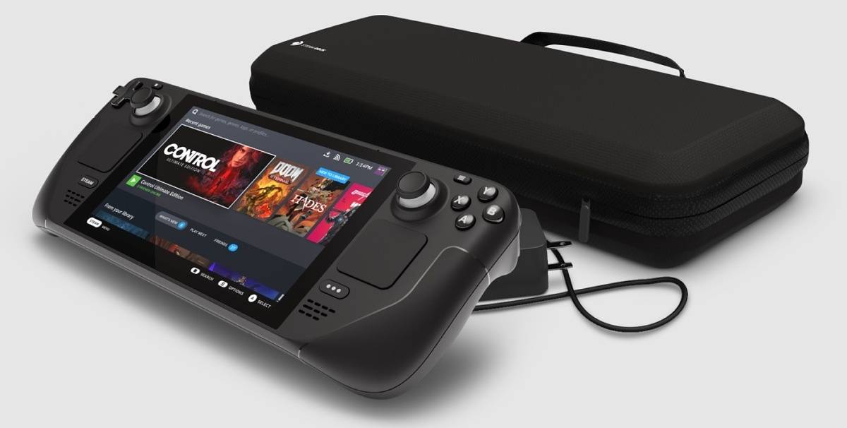 steam deck and carrying case
