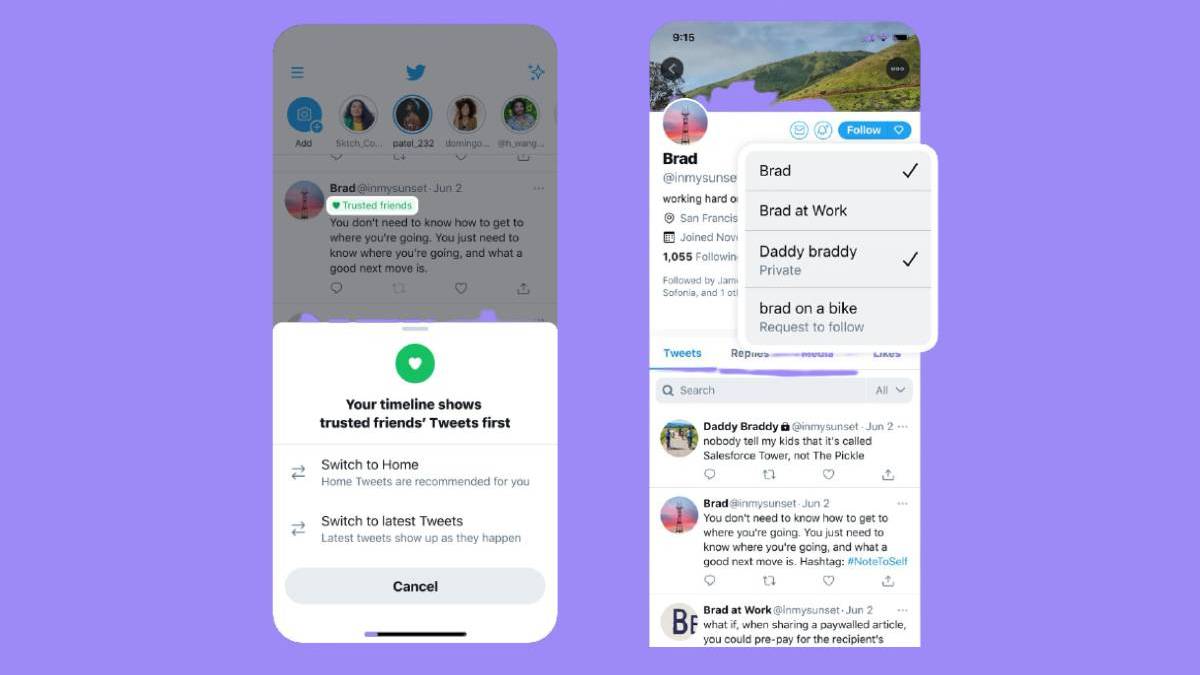 Twitter explores Trusted Friends, Reply Language Prompts, and Facets