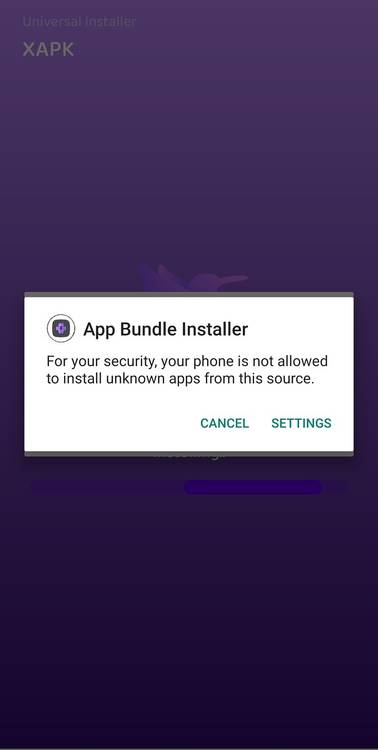 ABI Unknown Apps Warning