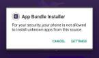ABI Unknown Apps Warning