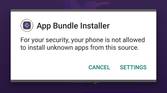 ABI Unknown Apps Warning
