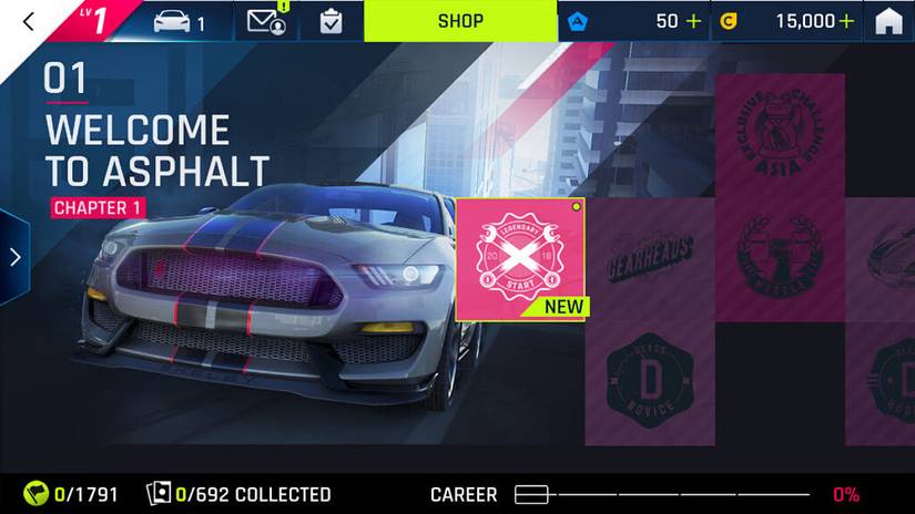 Asphalt 9 on Chromebook