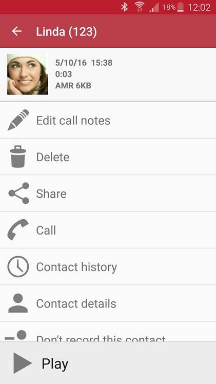 Automatic Call Recorder Options