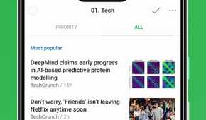 Feedly news list