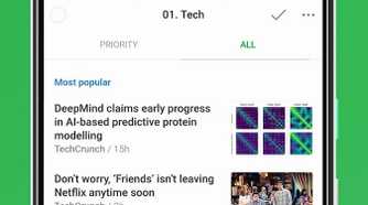Feedly news list
