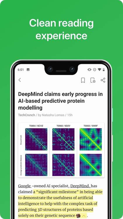 Feedly article view