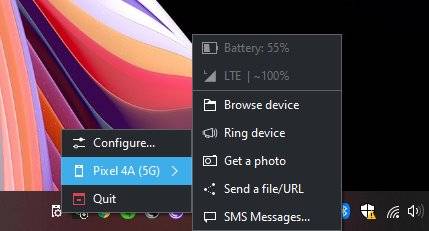 KDE Connect can now link Android phones to Windows PCs