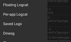 Logcat Extreme menu