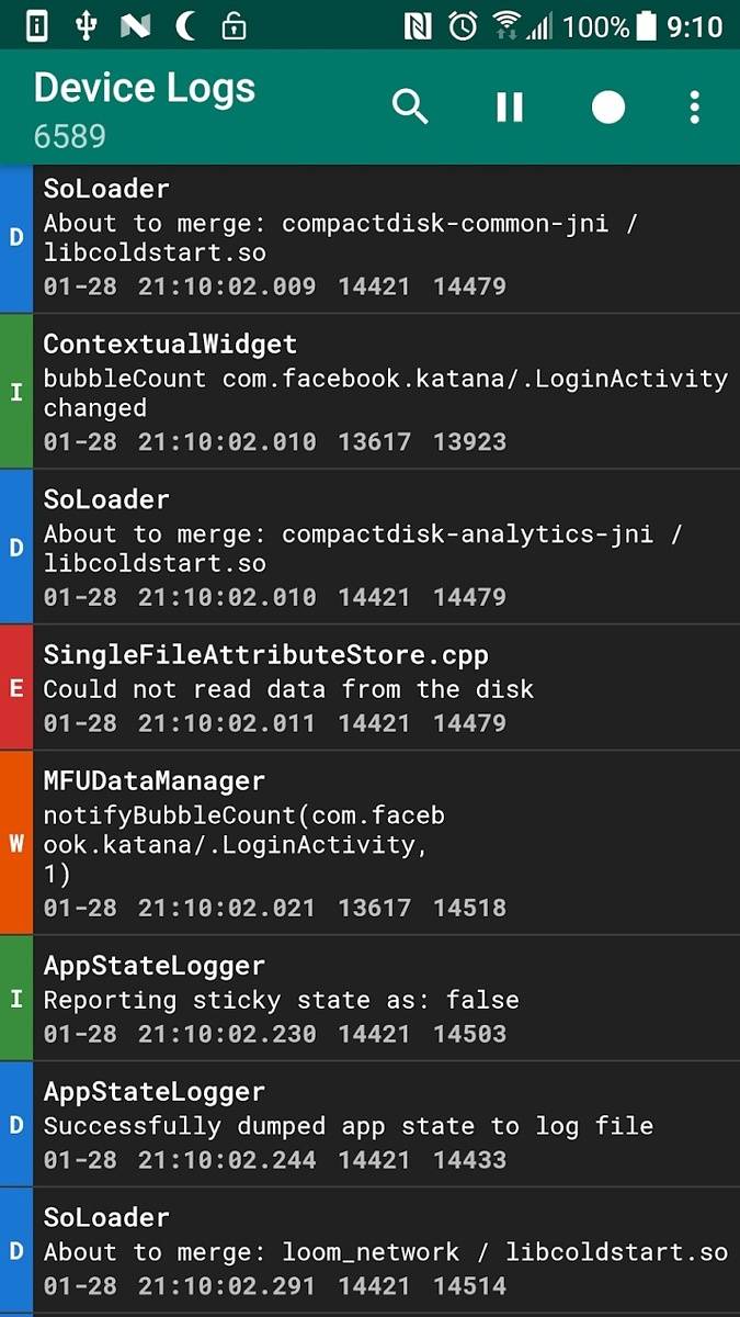 Logcat Reader Dark