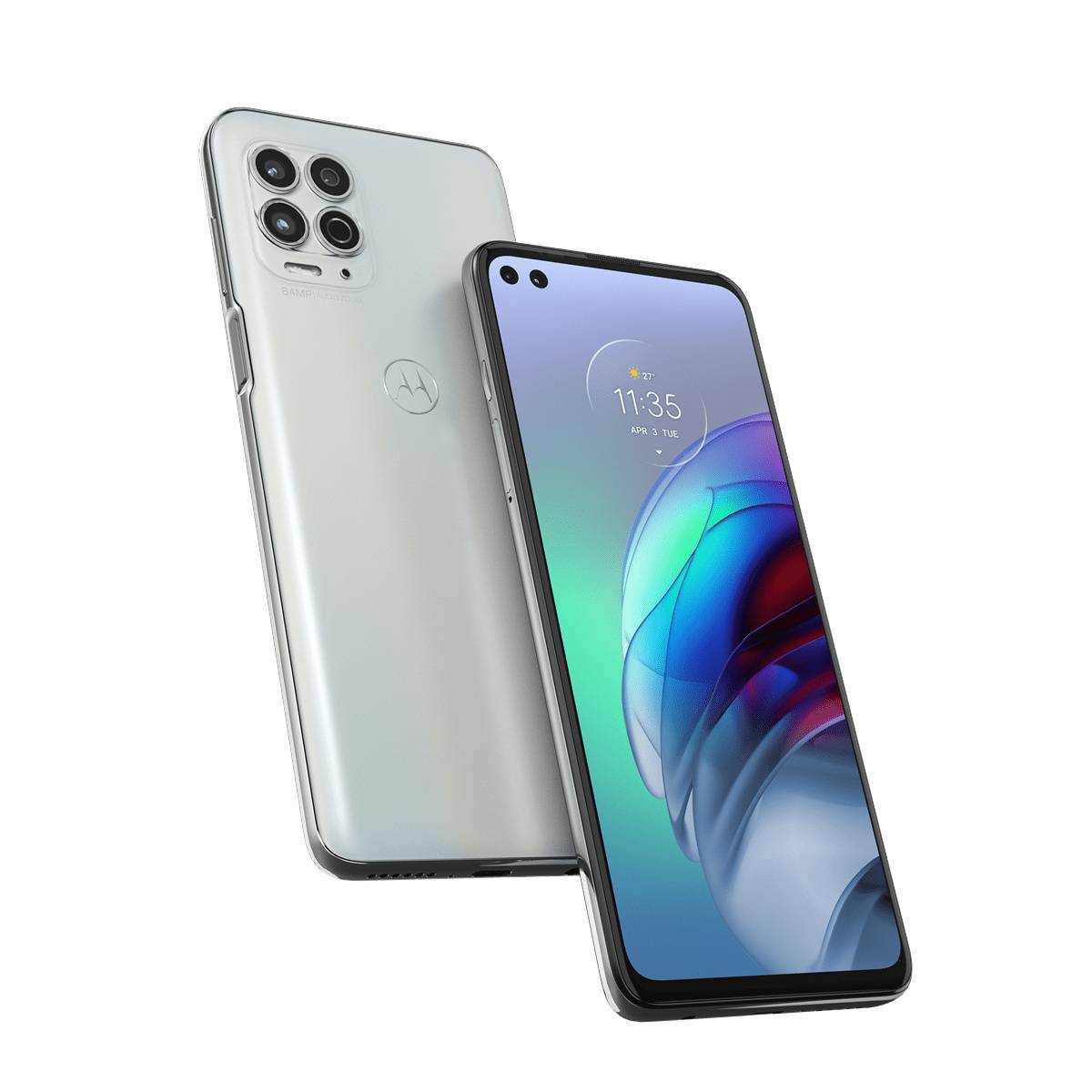 Moto G100 in Iridescent Sky
