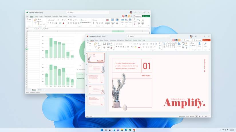 New Office apps design in Windows 11