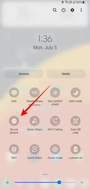 How to use Do Not Disturb mode on Samsung phones?