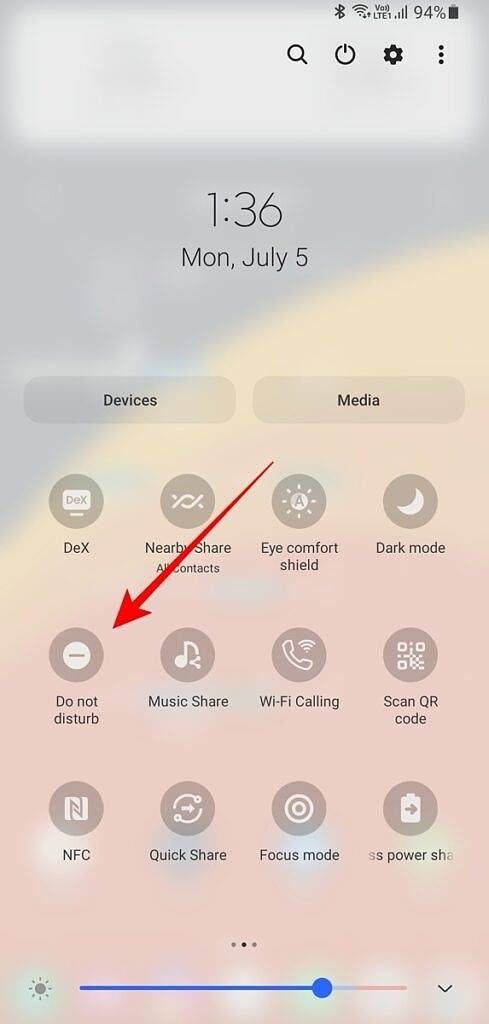 How to use Do Not Disturb mode on Samsung phones?