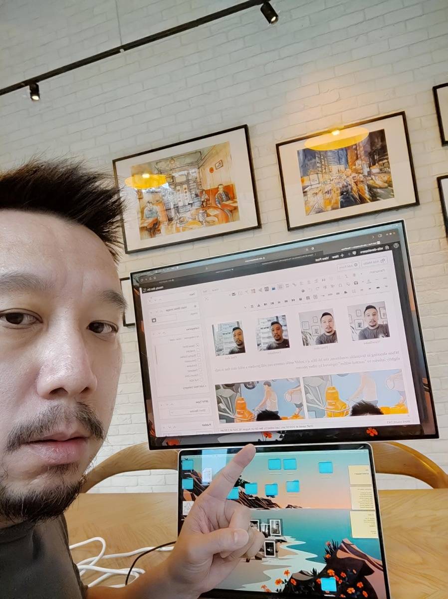 Mix 4 selfie