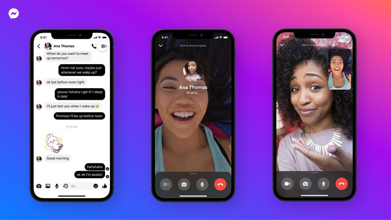 Facebook Messenger end to end encrypted call