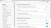 Accessibility settings page in Edge browser