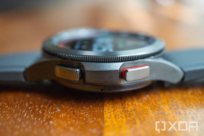 Side of Galaxy Watch 4 Classic