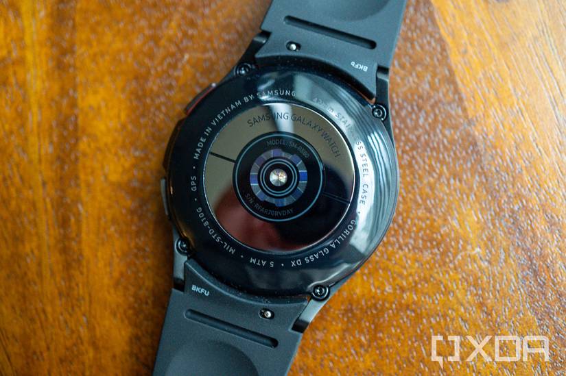 Back of Galaxy Watch 4 Classic