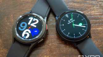 Galaxy Watch 4 Classic next to the Galaxy Watch Active 2