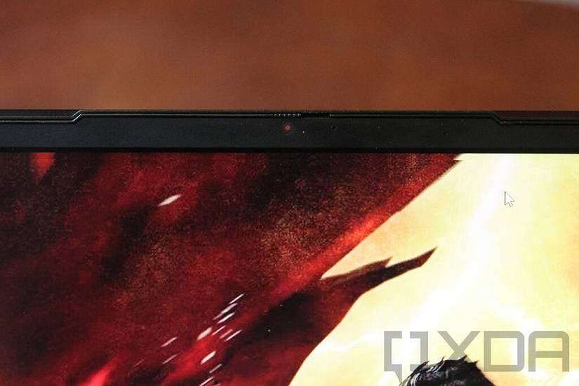Close up of Lenovo Legion Slim 7 webcam