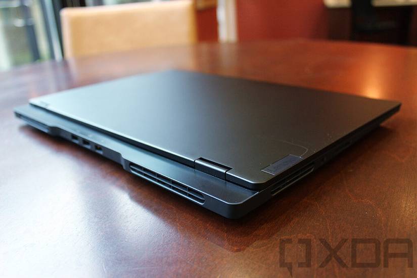 Corner view of Lenovo Legion Slim 7
