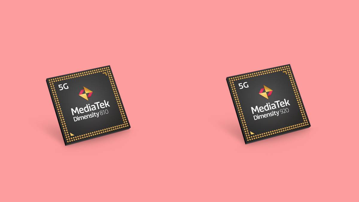 MediaTek Dimensity 920 and Dimensity 810 chips