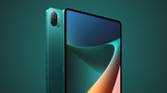 Mi Pad 5 green color front and back