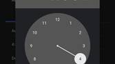 Old Android Time Picker UI