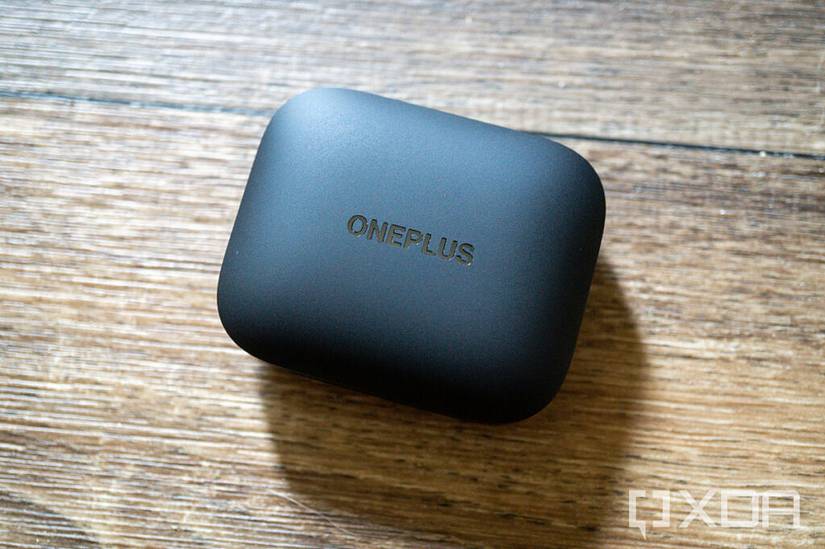 OnePlus Buds Pro case on a table