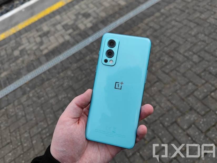 The back of the OnePlus Nord 2