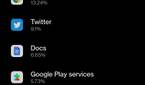 OnePlus Nord 2 Battery life stats at 6%
