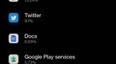OnePlus Nord 2 Battery life stats at 6%