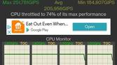 OnePlus Nord 2 CPU throttling test