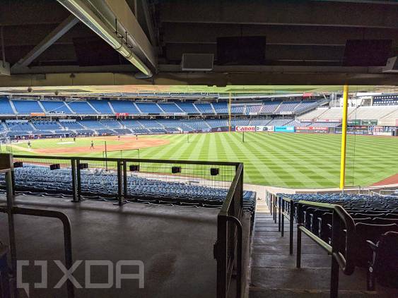 Yankee Stadium from behind the stands