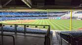 Yankee Stadium from behind the stands